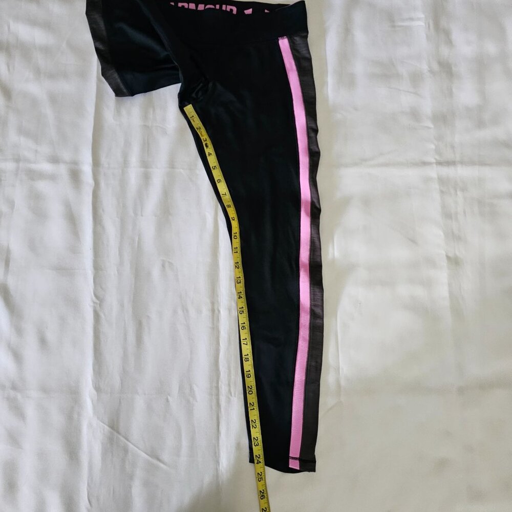 Under Armour Women's Activewear Black Pink Compression Leggings Size XS - Picture 10 of 13